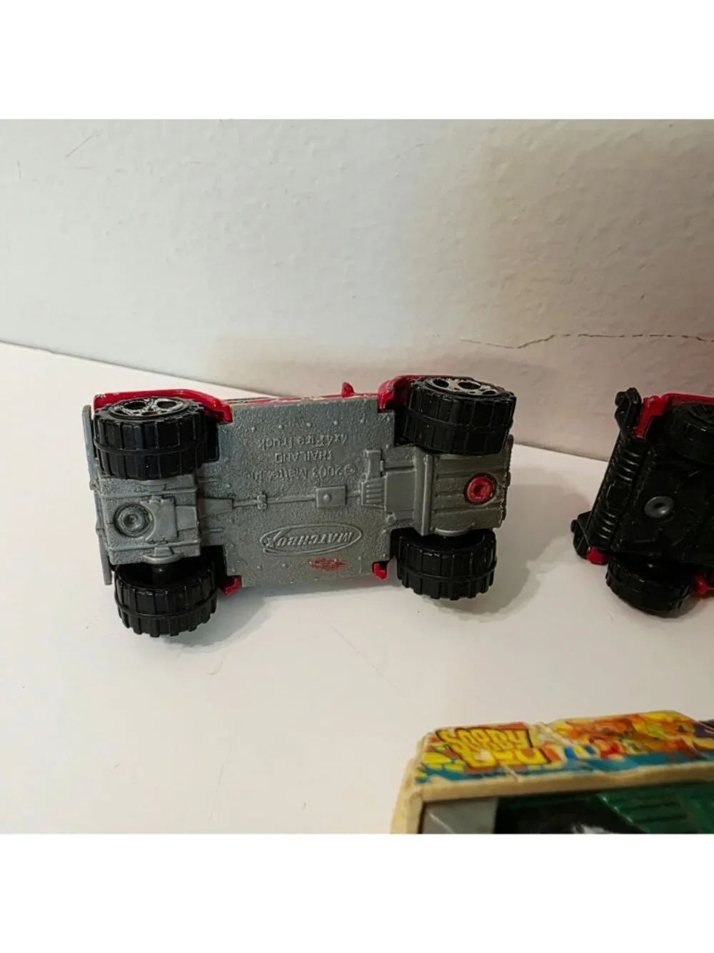 3 Vtg Matchbox Scooby-doo Die Cast Cars Hummer Armored Response 4x4 Trucks
